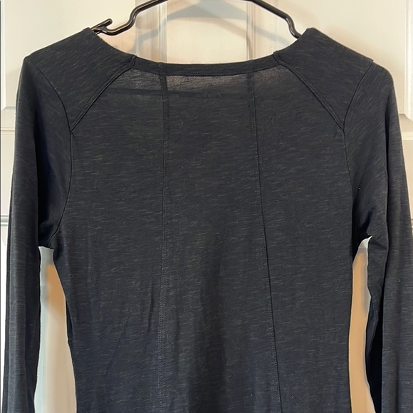 Horny Toad Long sleeve Lightweight Black Midi Dress - Size Small - Picture 9 of 12